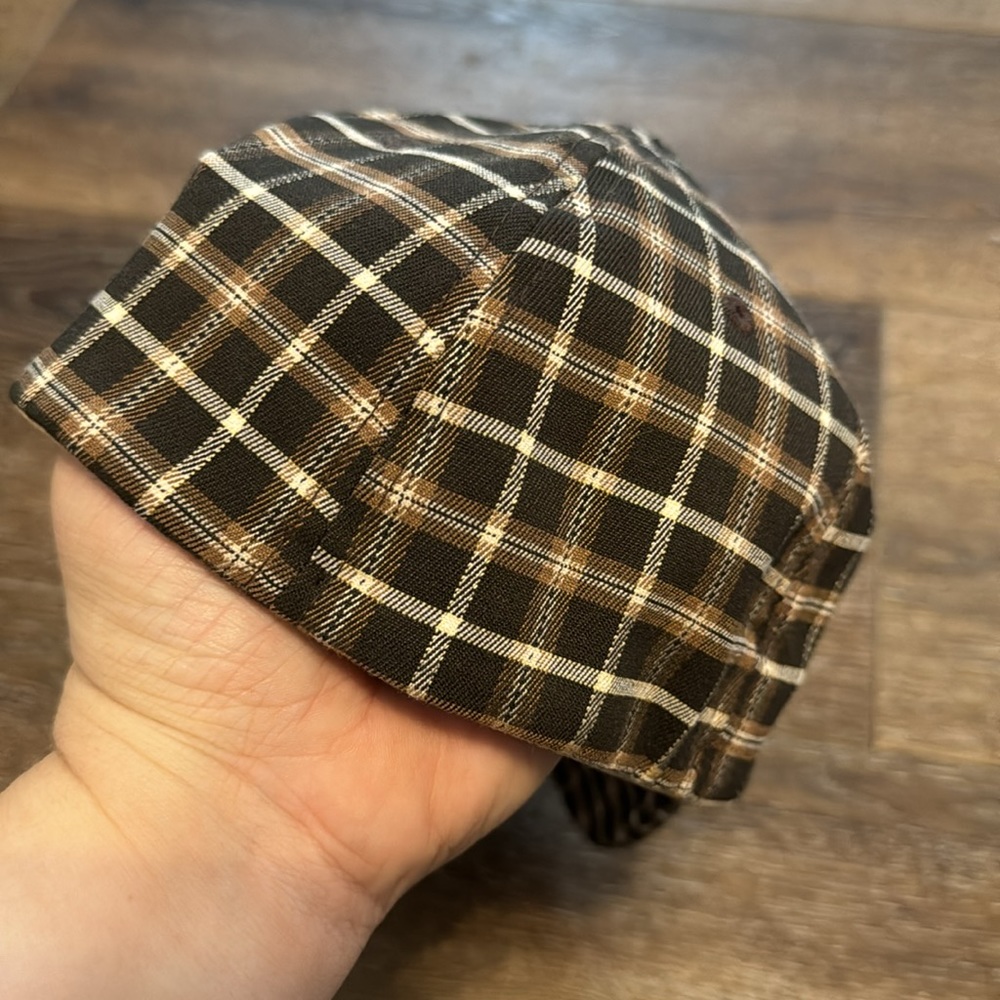 Hurley Black and Brown Plaid Hat - Picture 3 of 6